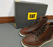 卡特（CAT）马丁靴工装靴男鞋经典款BRAVADO轻户外复古时尚牛皮面机车靴子男 深棕P712950 40 实拍图
