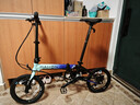 大行（DAHON）K3plus折叠自行车超轻铝合金16英寸9速城市碟刹通勤车KAA693 黑蓝【内折版】 实拍图