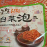 农一 韩国泡菜辣白菜 整颗袋装 1000g 朝鲜族下饭菜酱菜火锅配菜 整颗泡菜1KG*1袋 农一整颗泡菜 实拍图