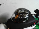 LS2新款摩托车头盔四分三盔电动助力车四季大尾翼大码男女半盔OF608 黑灰银幻影 4XL(建议63-64CM) 实拍图