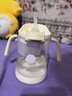 babycare三合一斜口吸管杯宝宝喝水牛奶学饮杯男女刻度儿童水杯-满杯300ml 实拍图