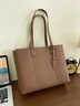 viney牛皮包包女包大容量托特包单肩包手提包生日新年礼物送女生女友 实拍图