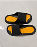 回力运动拖鞋男浴室内户外穿减震防滑厚底凉拖鞋HL3967黑黄色46-47码 实拍图