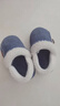 牧童儿童棉拖鞋男冬加绒保暖家居鞋室内软底亲子包跟棉鞋女 浆果蓝180 实拍图
