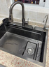 JOMOW水槽5.0加厚厨房大单槽一体盆304不锈钢洗碗池槽多功能洗菜盆GL/d 68*46【5.0加厚】耐磨耐刮 【默认发右下水】左下水需下单备注 实拍图