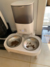 霍曼（Homerun）宠物智能自动喂食器猫粮定时猫咪自动投食机不锈钢双碗增高版 实拍图