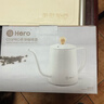 Hero手冲壶 家用挂耳手冲咖啡壶 304不锈钢长嘴壶细口壶 荼白-350ml 实拍图