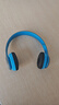 金尚马头戴式蓝牙耳机P47可折叠调节蓝牙可插卡无线蓝牙耳机马卡龙游戏学生运动蓝牙耳机 【蓝色】图中为实物图 实拍图
