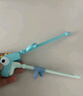 babycare儿童筷子宝宝硅胶训练筷婴幼儿餐具专用筷 恐龙练习筷-马卡蓝 实拍图