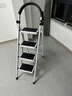 熊居 梯子家用折叠室内楼梯人字梯多功能加厚碳钢步梯爬梯便携 升级安全卡扣*白色四步梯 实拍图