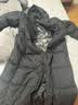 京东京造面包超长款羽绒服运动户外冬加厚保暖外套 黑色 2XL 实拍图