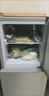 荣事达（Royalstar）小冰箱小型家用出租房双门一级能效宿舍冷藏冷冻两用节能电冰箱 86A158【一级能效】【三天不到1度电】银 实拍图