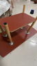 修乐茶几客厅家用简约现代小户型茶台简易卧室出租屋创意多功能小桌子 【双层-月牙款】枫樱木色80cm 实拍图