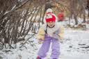 Vector儿童滑雪服套装滑雪裤男女童分体上衣裤子单板双板冬加厚防水保暖 浅紫色【滑雪裤】 120cm 实拍图
