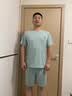 俞兆林男士睡衣100%纯棉夏季薄款短袖短裤家居服26年夏天新款大码可外穿 NSWJH-浅灰色 【亲肤纯棉100%】 XL （建议120-140斤） 实拍图