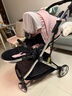 酷贝乐（coballe）婴儿车0-3岁用折叠可坐可躺减震遛娃神器轻便溜娃新生儿宝宝推车 珀尔里粉(轻巧便携+全罩遮阳) 实拍图