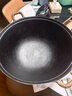 夏老大双耳铸铁炒锅生铁锅古法无涂层不易粘炒锅圆底炒菜锅38cm厨房好物 实拍图