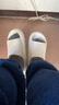 蕉内301H拖鞋男女士浴室洗澡防滑踩屎感情侣家居凉拖鞋抗菌防臭可外穿 【王一博同款厚底版】冷石灰 43-44 实拍图