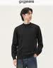 gxgjeans男装多色含羊毛半高领毛衣针织衫打底25年冬新品 黑色 L (175) 实拍图