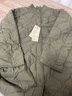 MUJI女式 蓬松棉服绗缝大衣 外套女款女装棉衣25年冬季 BD10MA5A 卡其绿 L  (165/88A) 晒单实拍图