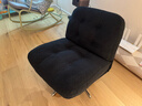 宜家（IKEA）DYVLINGE杜威林格扶手转椅360度旋转灯芯绒沙发椅单人休闲椅复古 黑色 实拍图