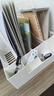 得力文件框栏莫兰迪桌面档案收纳盒办公室报告书籍学生书立架文件篮筐置物整理架自带笔筒 白色PB106 实拍图