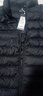 网易严选90鸭绒轻薄羽绒服保暖0压感排骨羽绒内胆防泼水蓄热抗菌外套 A款25新品90鲜绒立领-水墨黑 M 实拍图