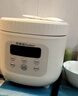 荣事达（Royalstar）电饭煲电饭锅家用2-3人智能预约煮粥煲汤煮饭锅多功能保温陶瓷釉奶油白带蒸笼3升RFB-S30N6（Y） 实拍图