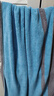 金号（KING SHORE）纯棉浴巾A类加大加厚家用柔软吸水单条装 蓝色180*80cm 600g/条 实拍图