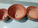 紫砂陶瓷花盆特大号花盆粗砂陶土大码陶瓷盆批发落地盆景花卉绿植 大小口径19+22+25cm 3个盆+托盘 实拍图