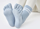 雪茜曼瑜伽袜子女专业防滑秋冬季中筒五指袜普拉提袜运动防滑专用健身 实拍图