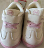 牧童学步鞋春秋季童鞋男童机能软底婴儿面包鞋革面女宝宝鞋 樱花粉23 实拍图