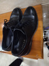 百丽通勤商务皮鞋男秋冬新商场款牛皮正装鞋婚鞋CF01DCM9 经典黑 41 (255mm) 实拍图