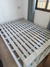 科虎【顺丰入户】床铁艺床双人床家用单人铁架床简约出租房铁床 白色高头平尾【加粗加厚】 1.5*2.0m【店长重点推荐款】 实拍图