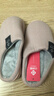 洁丽雅棉拖鞋女秋冬季室内家居防滑保暖拖鞋厚底毛毛女士家用男棉鞋外穿 粉红 38-39 (适合37-38码) 实拍图
