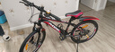 凤凰（Phoenix）儿童自行车山地车男女学生脚踏车6-15岁童车 霸道 黑红色 22寸 实拍图