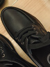 骆驼牌 男士皮鞋牛皮商务休闲爸爸鞋软底德比鞋 W932211710 黑色 42 实拍图