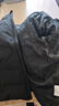 361°连帽羽绒服男冬季新款防水防油防污科技防钻绒羽绒服保暖运动外套 【推荐】【男款】超级黑 M 实拍图
