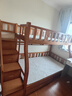 临稚胡桃木 儿童上下床实木高低床双层床上下铺床两层木床子母床 梯柜款 上铺宽1.0米下铺宽1.2米 实拍图
