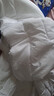 富安娜 舒暖七孔抗菌 纤维被 冬厚被 6.6斤 230*229cm 白色 实拍图