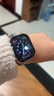 Apple/苹果 Watch S11 智能手表GPS+蜂窝款42毫米玫瑰金色铝金属表壳淡桃粉色运动型表带M/L MF9A4CH/B 实拍图