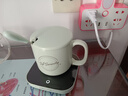 小熊（Bear）加热杯垫陶瓷杯套装恒温电热杯垫办公室家用热牛奶神器55度养生保温杯暖奶热奶器暖暖杯秋冬季礼物 【店长推荐】DRBD-C40J6浅绿色套装 0.3L 实拍图