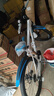 凤凰（Phoenix）儿童自行车山地车学生车脚踏车6-12-18岁童车 霸道 白蓝色 24寸 实拍图
