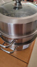美厨（MAXCOOK）蒸锅 304不锈钢30CM三层蒸锅 加厚复底汤锅 燃气电磁炉通用 实拍图
