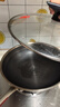 康巴赫炒锅不粘锅316L不锈钢炒菜锅32cm蜂窝平底煎炒锅电磁炉燃气灶通用 实拍图