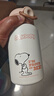 史努比（SNOOPY）儿童保温杯带吸管直饮男女小学生316不锈钢喝水杯子双盖壶500ml咖 实拍图