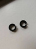 QMXD黑色无耳洞耳夹男士潮钛钢嘻哈高级女单只耳钉男无耳洞男生假耳钉 黑色+银色【各一个】 实拍图