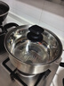 美厨（MAXCOOK）汤锅 304不锈钢汤锅汤煲20cm 加厚复合底 燃气炉电磁炉通用YC-20 实拍图