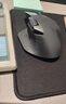 灵蛇（LINGSHE）鼠标垫 260*210*3mm 量贩式企业办公电脑桌垫小号 精密包边防滑可水洗 10个装 P01黑色 实拍图