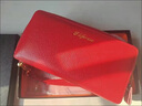 柏萨尼（PESASRIE）轻奢品牌钱包女款真皮手拿包大容量卡包一体手机包三八妇女节礼物 酒红色 奢侈礼盒包装送女友送老婆 晒单实拍图